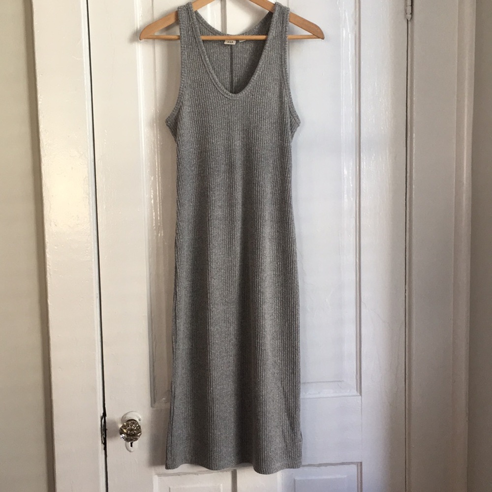 Gap Rib-Knit Body Con Midi Dress